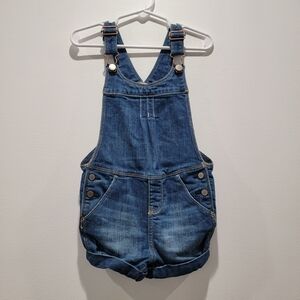 GAP Classic Blue Kids Jean Overalls Sz 4 Years.